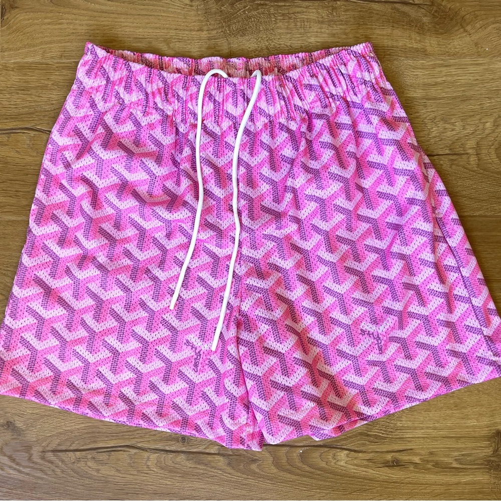 Bravest Studios x Goyard shirts Paris pink valentine size L